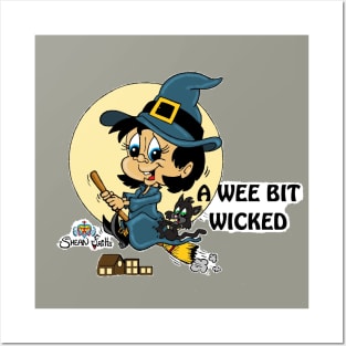 Fritts Cartoon "A Wee Bit Wicked" Posters and Art